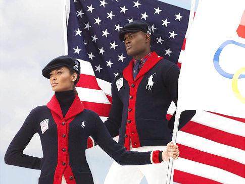 Ralph Lauren partners with the US Olympic team as official outfitter.