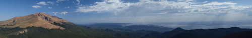pano, panoramic, panorama, photomerge, photo, Pikes Peak, Waldo Canyon Fire, Colorado Springs, Colorado, fire, wildfire