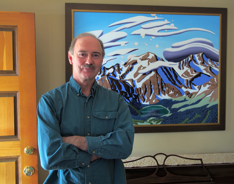 Tracy Felix, art, artist, painting, Colorado, landscape, Sangres, Sangre de Cristo, Mount Owen, Megan Lake, Rito Alto Peak