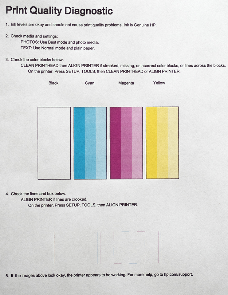 HP Officejet 6950: How to do Printhead Cleaning Cycles and Improve