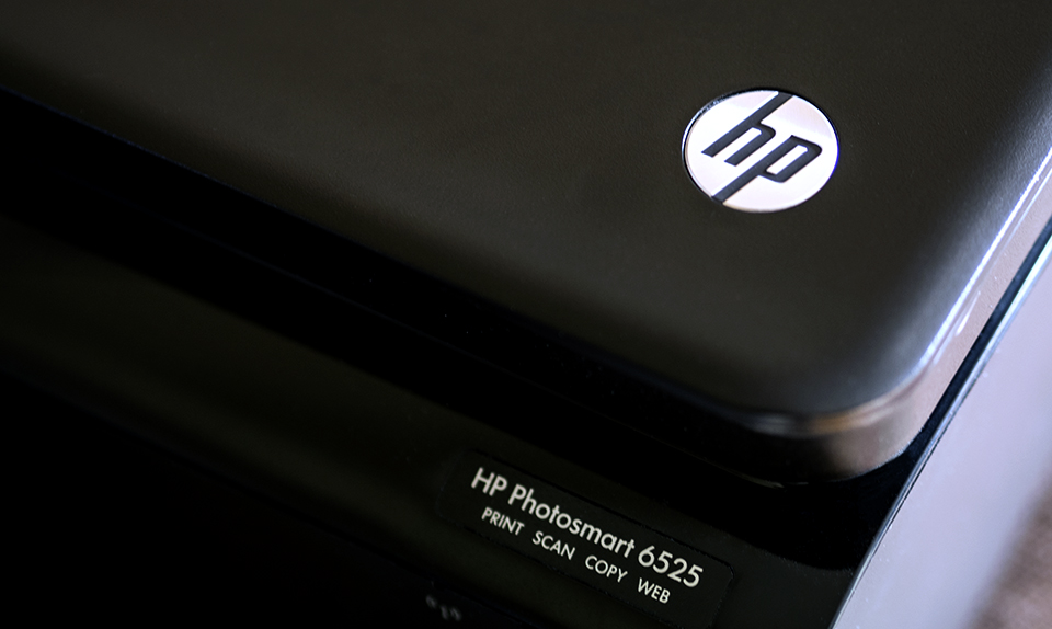 hp printer, HP 6525, HP All-In-One, Hewlett Packard, black ink, defective, problem