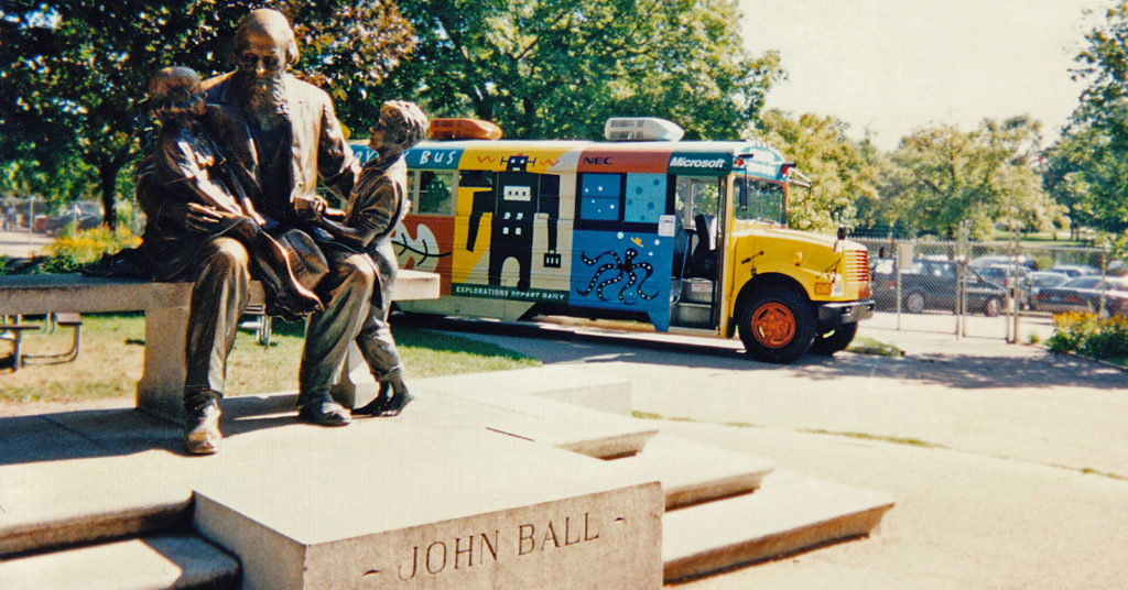Microsoft Discovery Bus, John Ball Zoo, Grand Rapids, Michigan, zoo